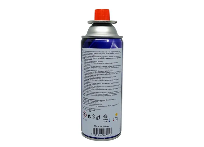 Газовий балон Fire Dream для пальників та портативних плит 320 ml Фото 2